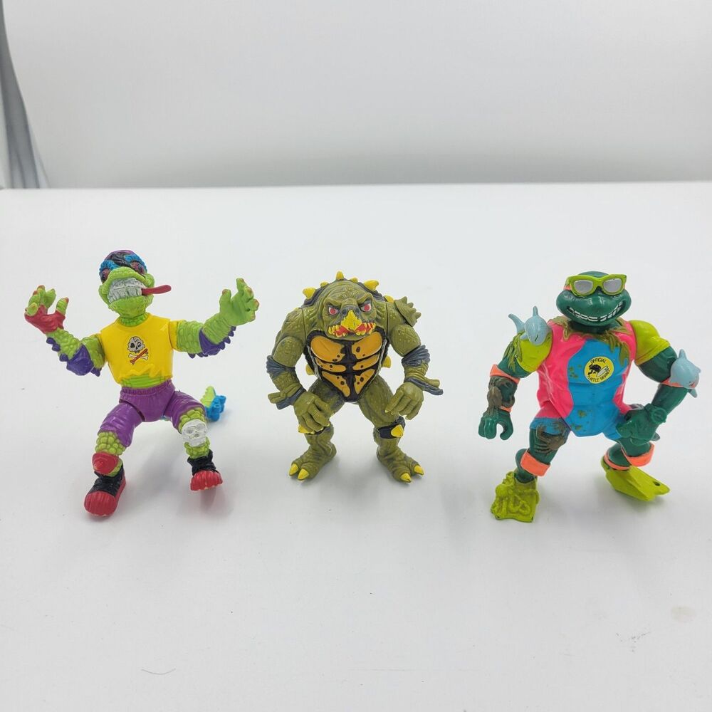 Vtg Mirage Studios Tokka Mike Sewer Surfer Mondo Gecko TMNT 991 Playmates Toys